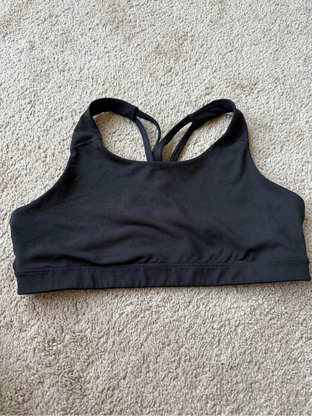 Old Navy Black Strappy Sports Bra